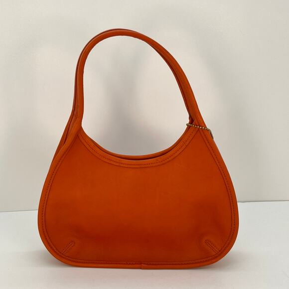 Vintage Coach 9027 Ergo Mini Satchel Bag Tangerine USA 1997 - Picture 3 of 10